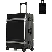 Photo 4 of BE SMART 20” Aluminum Frame Carry On Luggage, Hard Shell Trolley Suitcase with 8 Spinner Wheels for…