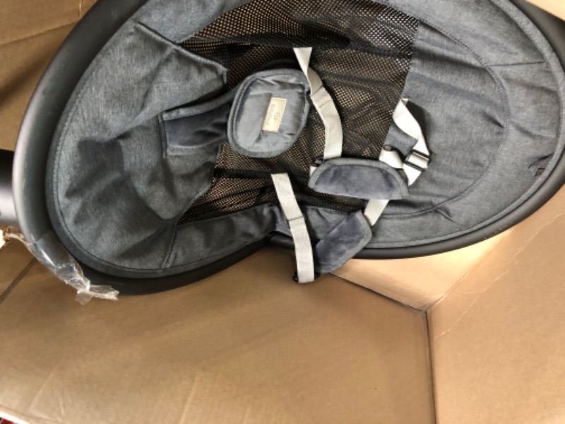 Photo 1 of Baby Swings for Infants, BabyBond Bluetooth Infant Swing with Music Speaker with 3 Seat Positions, 5 Point Harness Belt, 5 Speeds and Remote Control - Portable Baby Swing for Indoor and Outdoor Baby Swing with mosquito nets
