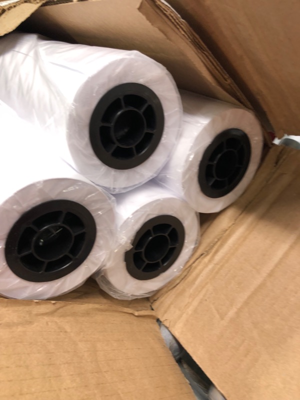 Photo 3 of Alliance Wide Format Paper 24" x 150' CAD Bond Rolls (20lb | 4 Rolls, 24 In x 150 Ft | 2" Core) 20lb | 4 Rolls 24 In x 150 Ft | 2" Core