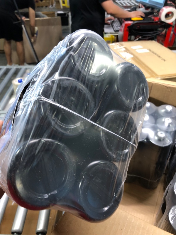 Photo 1 of 50 Strong Sports Squeeze Water Bottle Bulk Pack - 24 Bottles - 22 oz BPA Free Easy Open Push/Pull Cap - Made in USA (Black)