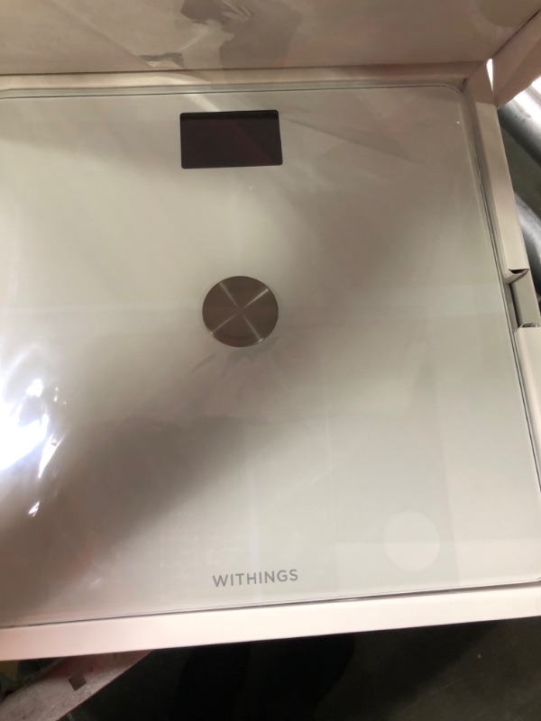 Photo 3 of Withings Body+ - Digital Wi-Fi Smart Scale with Automatic Smartphone App Sync, Full Body Composition Including, Body Fat, BMI, Water Percentage, Muscle & Bone Mass, with Pregnancy Tracker & Baby Mode White