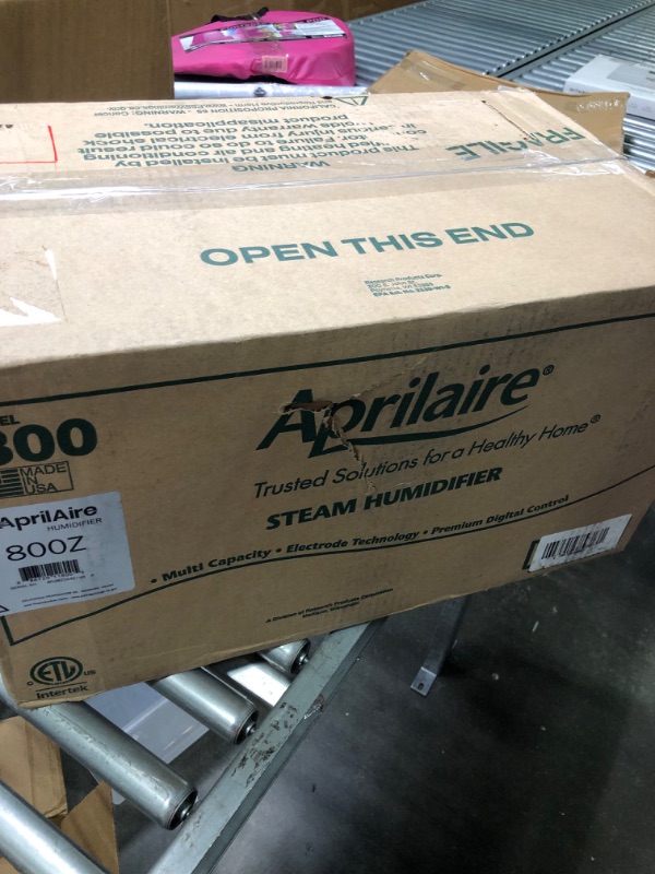Photo 2 of AprilAire 800 Whole Home Steam Humidifier, Automatic Steam Humidifier, Large Capacity Whole House Humidifier for Homes up to 10,300 Sq. Ft., White 3400-10300 sq. ft. Air Ducts Required