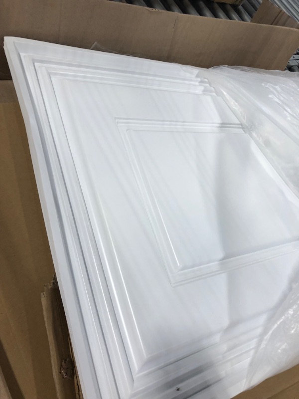 Photo 5 of Art3d Drop Ceiling Tiles, 24x48in. White (12-Pack) 24"x48" Matte White 12