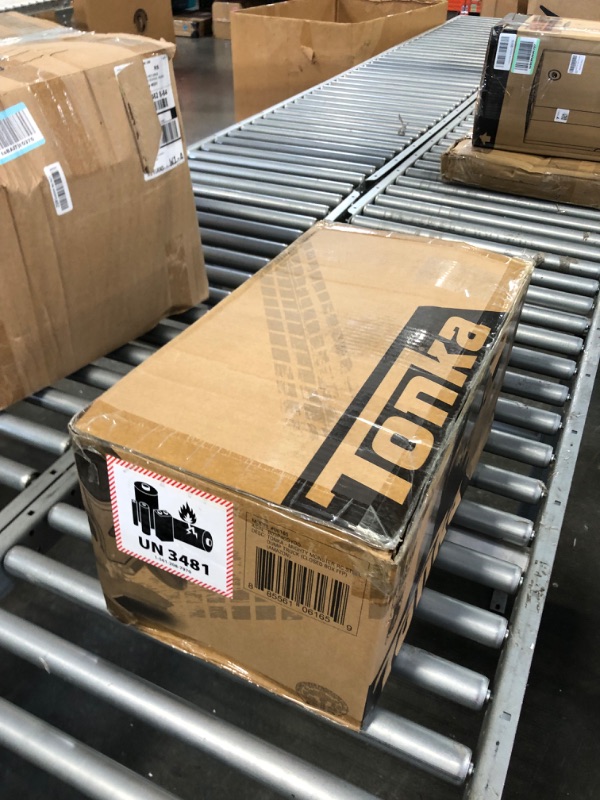 Photo 1 of Tonka Mighty Monster RC Dump Truck - A First-Ever - Made with Real Steel, Variable Speed, Motorized Hauling & Dumping, 360 Degree Stunts - Great Gift for Ages 5+, Frustration Free Packaging