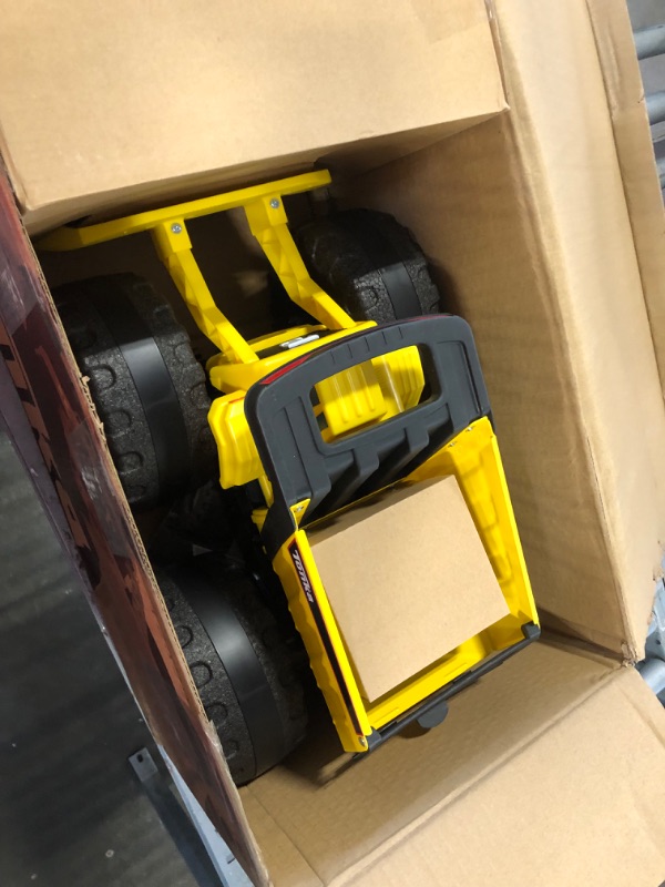 Photo 1 of Tonka Mighty Monster RC Dump Truck - A First-Ever - Made with Real Steel, Variable Speed, Motorized Hauling & Dumping, 360 Degree Stunts - Great Gift for Ages 5+, Frustration Free Packaging