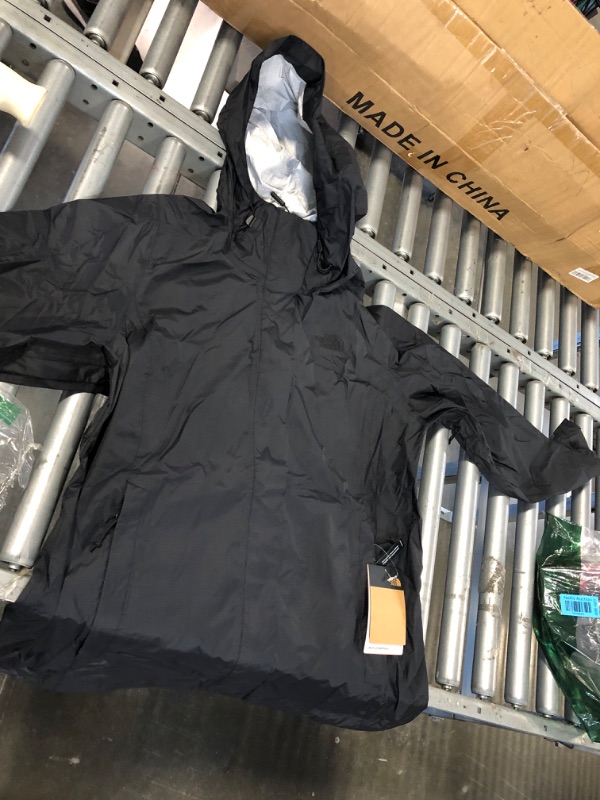 Photo 3 of THE NORTH FACE Women’s Venture 2 Waterproof Hooded Rain Jacket (Standard and Plus Size) Large Tnf Black/Tnf Black