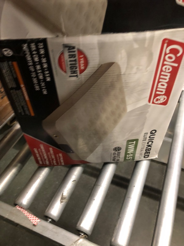 Photo 1 of Coleman QuickBed Elite Extra-High Airbed with Built-In Pump, Leak-Free Airbed with Soft Plush Top and Carry Bag, Queen and Twin Options Available