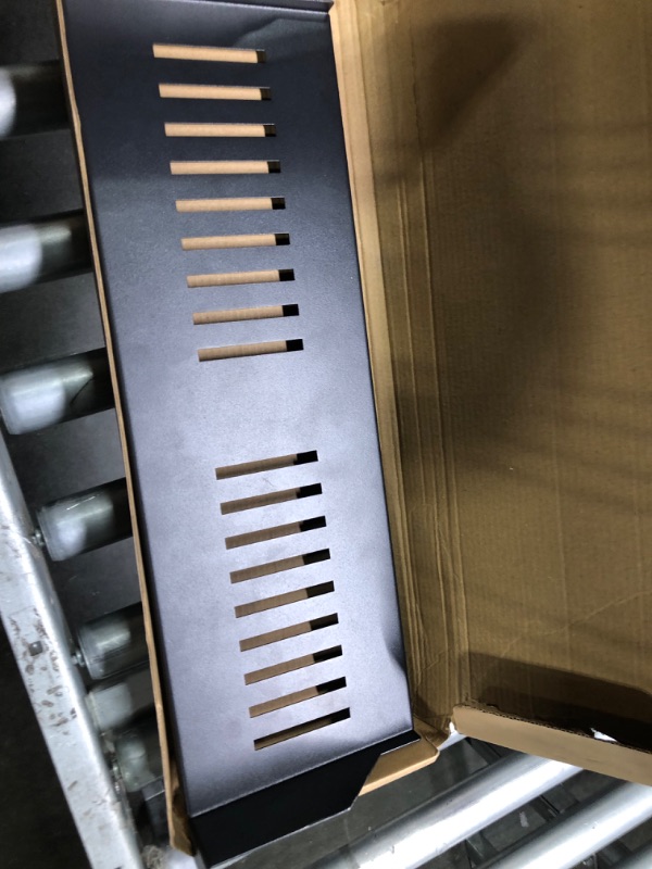 Photo 1 of CNAweb 1U Rack Shelf - 6" Deep - Steel - Vented Rack Shelf - Rack Mount Shelf - Server Rack Shelf - Cantilever Shelf