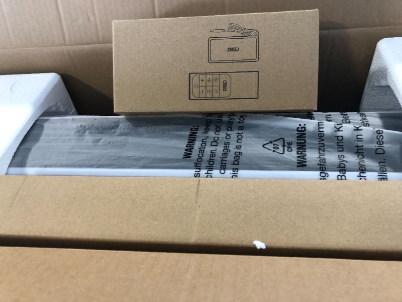 Photo 1 of Dreo Tower Fan Smart Voice Control, 25 DB Quiet DC Portable Bladeless Fan, Works with Alexa, Google, App, Remote, 90° Oscillating, 12H Timer, 42 Inch Floor Fans for Bedroom Home Office, Pilot Pro S Smart WiFi Gold
