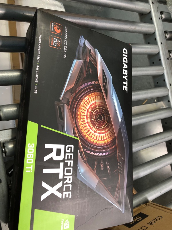 Photo 2 of Gigabyte GeForce RTX 3060 Ti Gaming OC D6X 8G Graphics Card, 3X WINDFORCE Fans, 8GB 256-bit GDDR6X, GV-N306TXGAMING OC-8GD Video Card