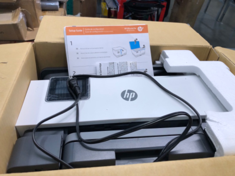 Photo 3 of HP OfficeJet Pro 9015e Wireless Color All-in-One Printer with bonus 6 months Instant ink with HP+ (1G5L3A),Gray