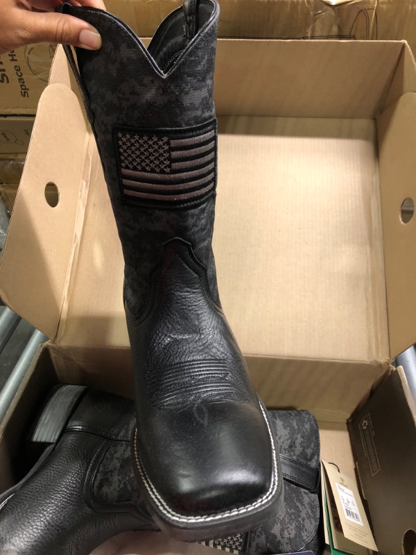 Photo 1 of ARIAT Men's Sport Patriot Western Boot 13 Wide Black Deertan/Black Camo Print