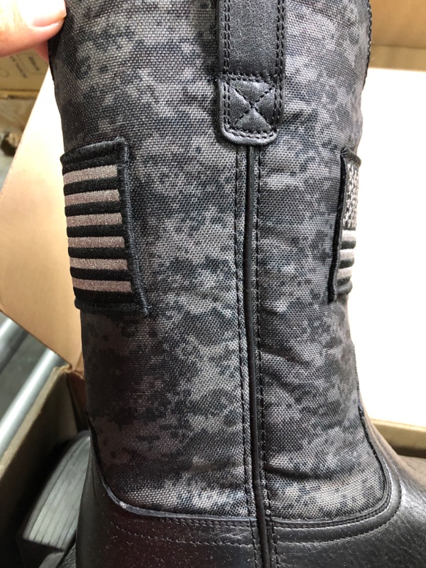 Photo 1 of ARIAT Men's Sport Patriot Western Boot 13 Wide Black Deertan/Black Camo Print