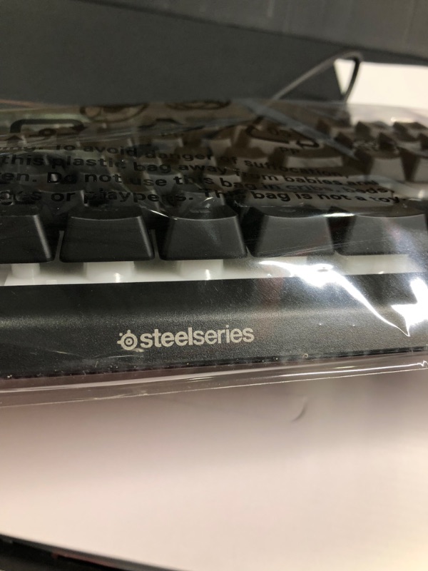 Photo 3 of SteelSeries Apex 3 RGB Gaming Keyboard – 10-Zone RGB Illumination – IP32 Water Resistant – Premium Magnetic Wrist Rest (Whisper Quiet Gaming Switch)