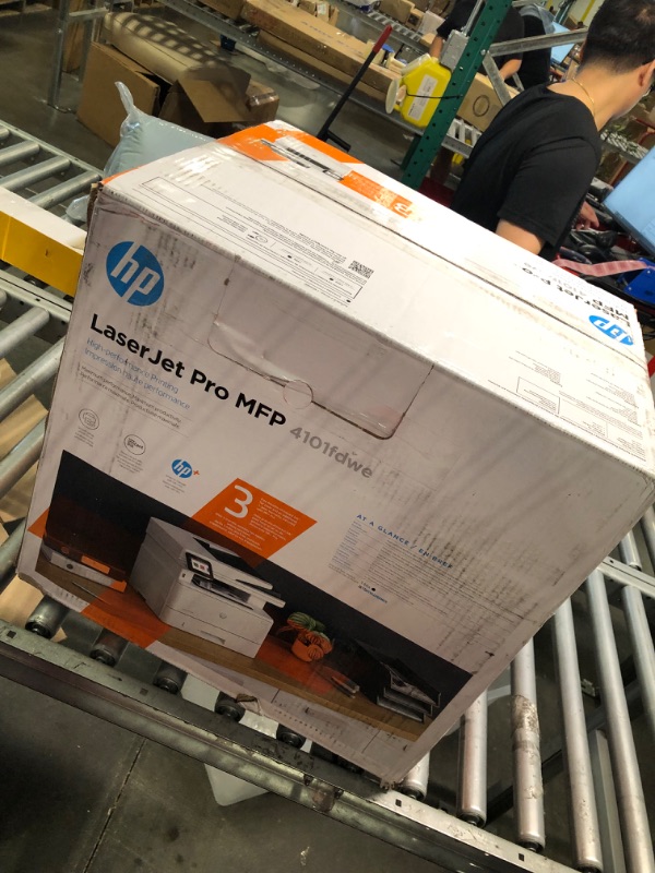 Photo 1 of HP LaserJet Pro MFP 4101fdwe Wireless Black & White Monochrome Printer with HP+ Smart Office Features and Fax