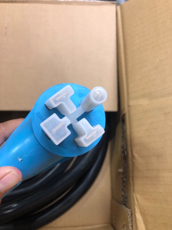 Photo 1 of IHAYNER Temp Power Generator Cord, NEMA 14-50P / SS2-50R, 50 Amp Gnerator Power Cord, 25 FT, STW 6/3 + 8/1 Generator Extension Cord, 125V 250V NEMA 14-50P & CS6364, Generator Cord 50 Amp 25FT Black