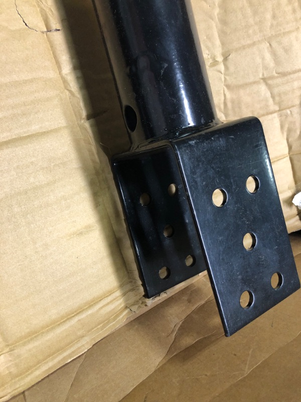 Photo 4 of Ground Spike Post Anchor (Screw in) 27" Long - for 3.5" x 3.5" Post - Black Powder Coated - DH-GS2 (4 Pack) 4 27" Long