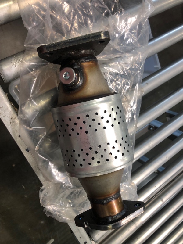 Photo 1 of AUTOSAVER88 ATCC0016 2" Inlet/Outlet Universal Catalytic Converter with Heat Shield (EPA Compliant)