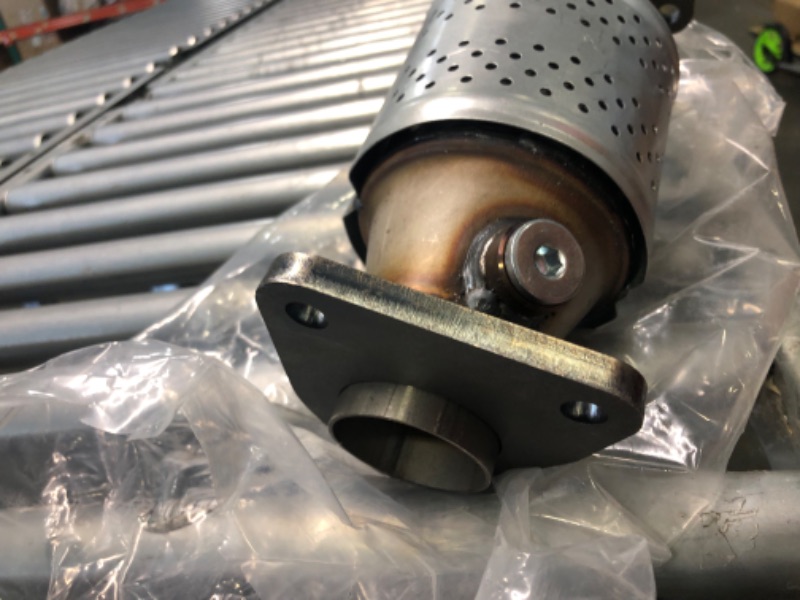 Photo 1 of AUTOSAVER88 ATCC0016 2" Inlet/Outlet Universal Catalytic Converter with Heat Shield (EPA Compliant)
