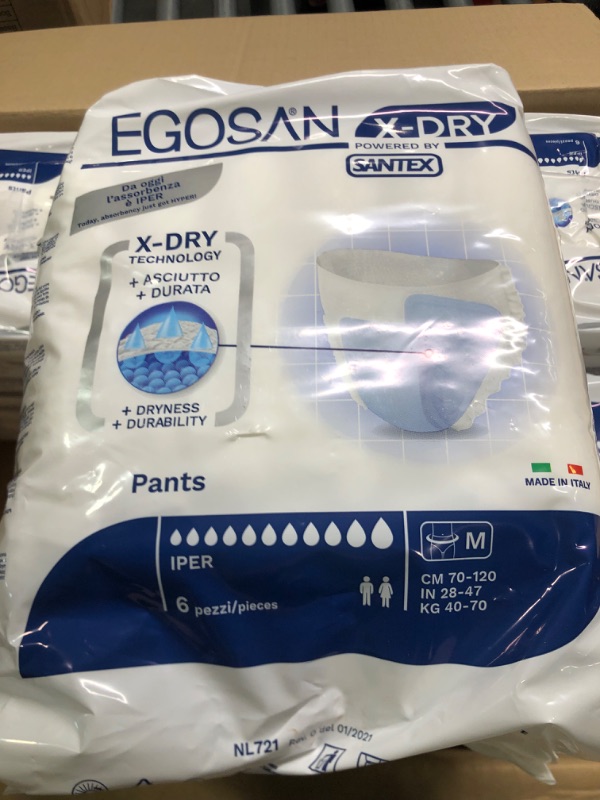 Photo 2 of Egosan Adult Incontinence Pull Up Underwear with 8 Hours of Protection X-Dry Technology for Superior Absorbency Disposable for Men and Women (Large, 6 ct)