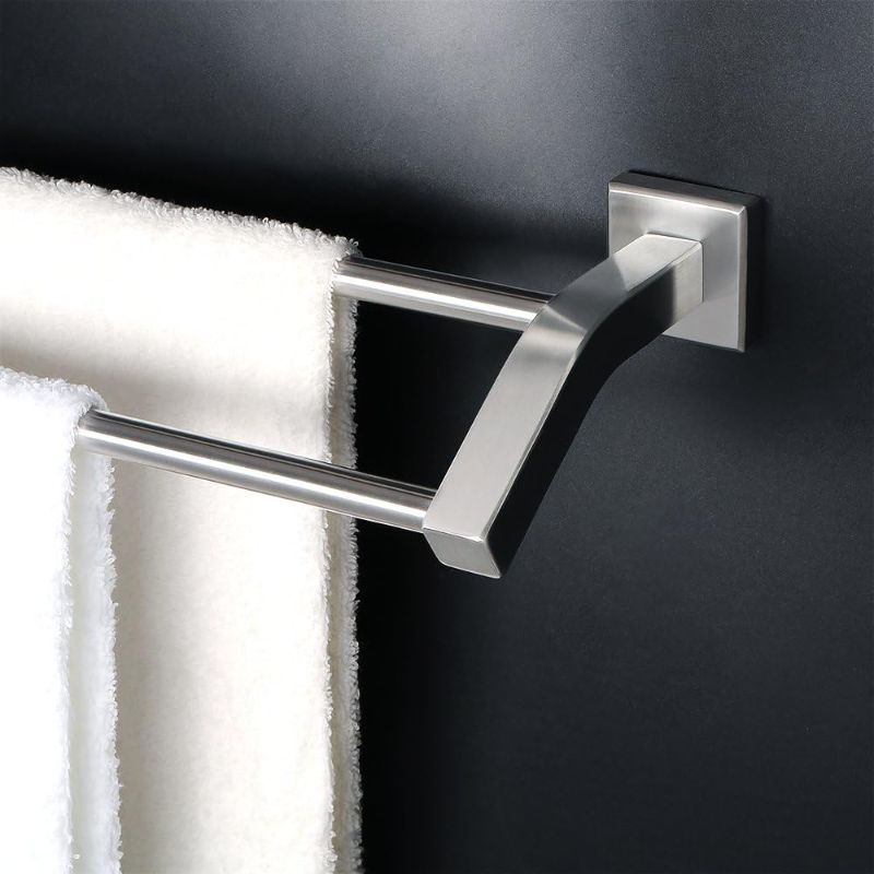 Photo 1 of Alise Bath Double Towel Bars Towel Racks for Bathroom,Wall Mount Towel Holder Heavy Duty SUS304 Stainless Steel Towel Hanger Towel Rail,Brushed Nickel,25 Inch
