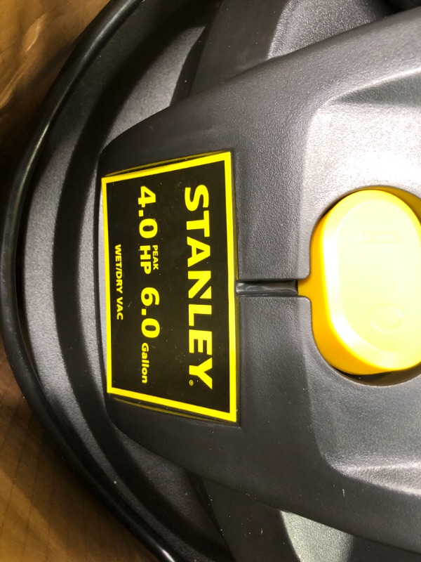 Photo 4 of Stanley - SL18116P Wet/Dry Vacuum, 6 Gallon, 4 Horsepower Black