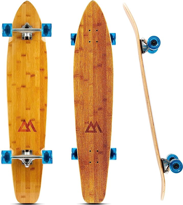 Photo 1 of Kicktail Cruiser Longboard Skateboard & Pintail Long Board Skateboard for Adults,