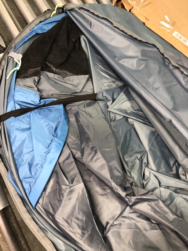 Photo 4 of 4-5Person Easy Pop Up Tent,9.5’X6.8’X49'',Automatic Setup,Waterproof, 2 Doors-Instant Family Tents for Camping, Hiking & Traveling Robin Blue