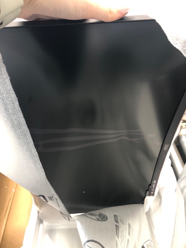 Photo 1 of AOC CQ27G2 27" Super Curved Frameless Gaming Monitor QHD 2K, 1500R VA, 1ms, 144Hz, FreeSync, Height adjustable, 3-Yr Zero Dead Pixel 27 in 2K QHD Curved 144Hz 1ms