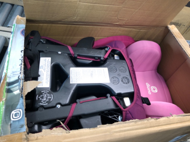 Photo 2 of Diono Cambria 2 XL 2022, Dual Latch Connectors, 2-in-1 Belt Positioning Booster Seat, High-Back to Backless Booster with Space and Room to Grow, 8 Years 1 Booster Seat, Pink NEW! Pink