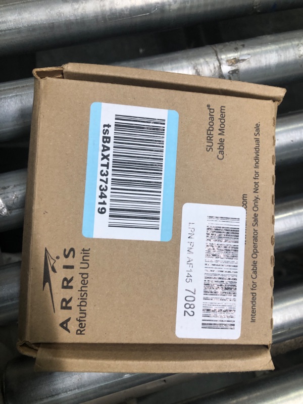 Photo 1 of ARRIS SURFboard SB8200-RB DOCSIS 3.1 Cable Modem | Approved for Comcast Xfinity, Cox, Charter Spectrum, & more | Two 1 Gbps Ports | 1 Gbps Max Internet Speeds | 4 OFDM Channels | - RENEWED DOCSIS 3.1 Gigabit Modem