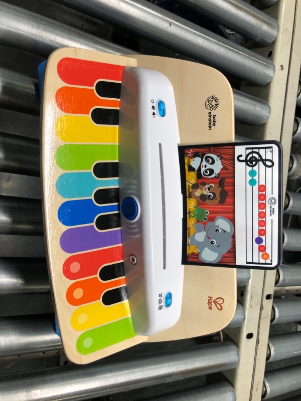 Photo 2 of Baby Einstein Together in Tune Piano? Safe Wireless Wooden Musical Toddler Toy, Magic Touch Collection, Age 12 Months+ Connected Piano