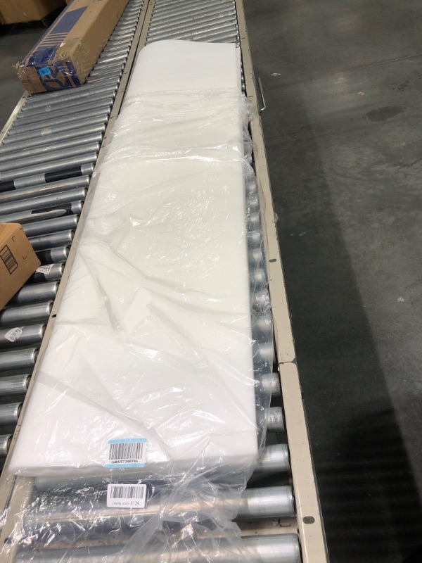 Photo 2 of AK TRADING CO. 2.5" x 36" x 72" Thick Convoluted Hospital Mattress Pad, Egg Crate Foam Foam Sheet | Mattress Pad (Medical Bed, Mattress Topper, Chairs) - Made in USA (2.5" x 36" x 72"), White