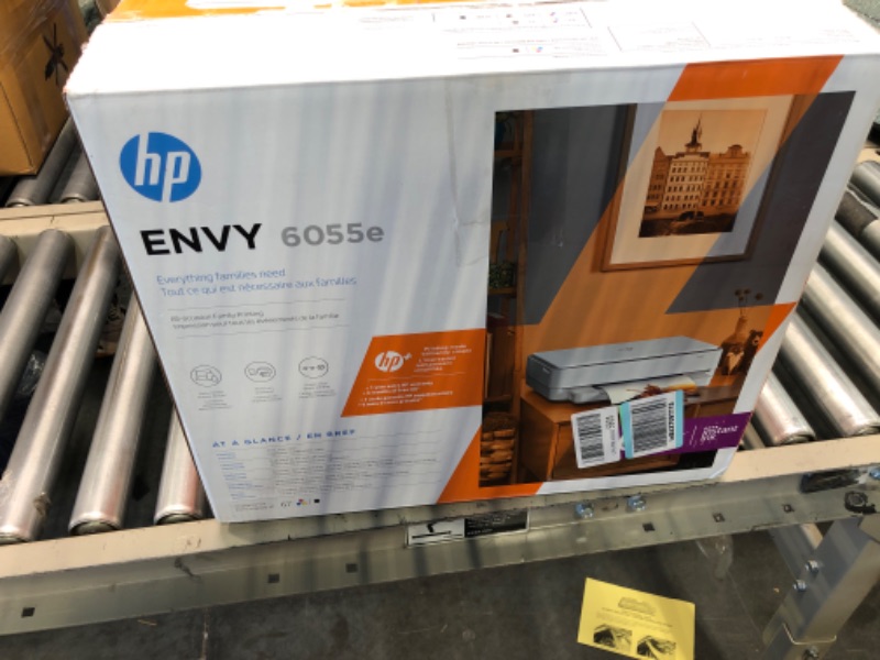 Photo 3 of ENVY 6055e Wireless Inkjet Printer with 6 months of Instant Ink Included with HP+