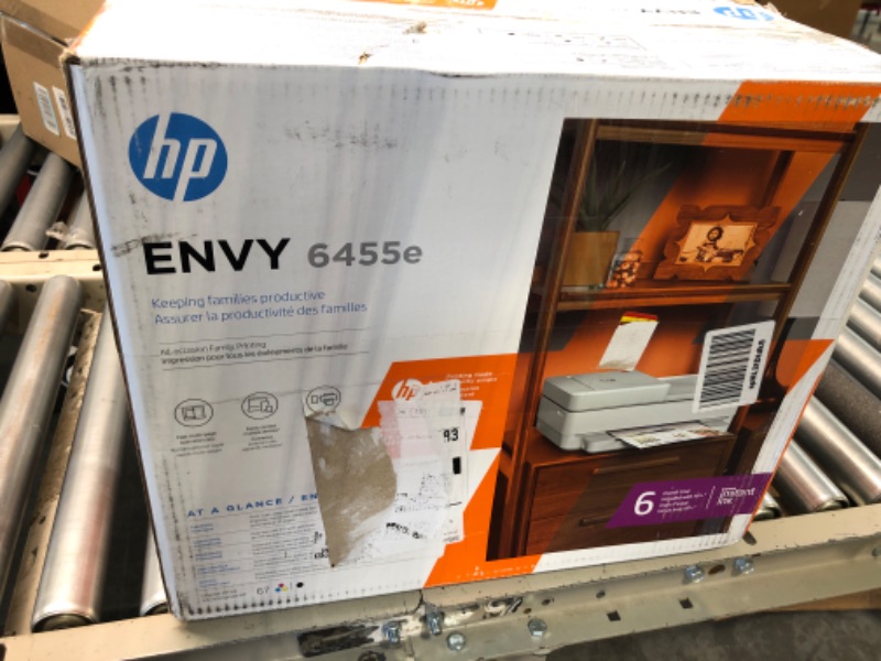 Photo 5 of HP ENVY 6455e Wireless Color All-in-One Printer with 6 Months Free Ink with HP+ (223R1A)
