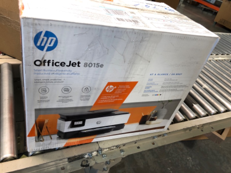 Photo 3 of HP DeskJet 2755e Wireless Color All-in-One Printer with bonus 6 months Instant Ink (26K67A), white