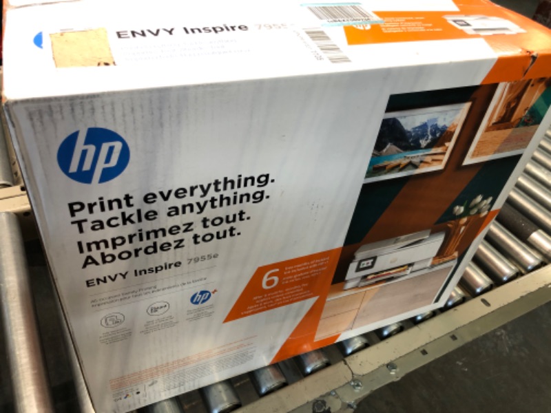 Photo 1 of HP Envy Inspire 7955e Wireless Color All-in-One Printer with Bonus 6 Months Instant Ink with HP+ (1W2Y8A)