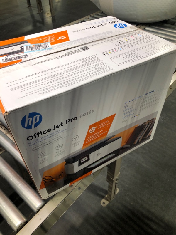 Photo 4 of HP OfficeJet Pro 9015e Wireless Color All-in-One Printer with bonus 6 months Instant ink with HP+ (1G5L3A),Gray