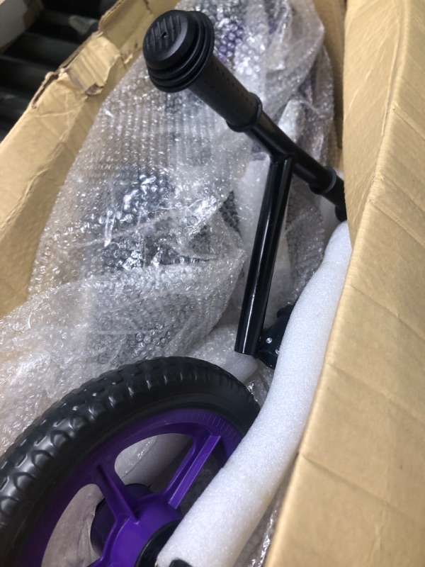 Photo 4 of Bixe: Purple (Lightweight - 4LBS) Aluminum Balance Bike for Kids and Toddlers - No Pedal Sport Training Bicycle - Bikes for 2, 3, 4, 5 Year Old