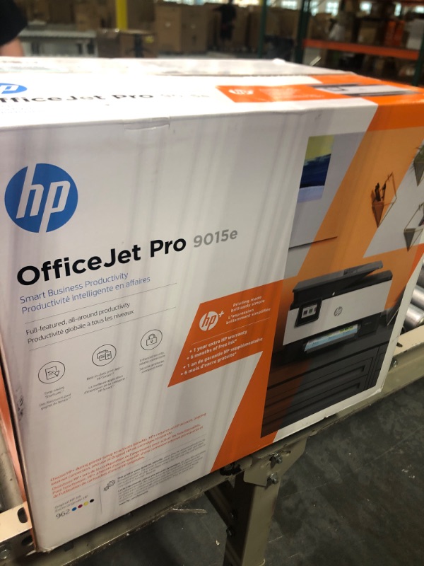 Photo 2 of HP OfficeJet Pro 9015e Wireless Color All-in-One Printer 