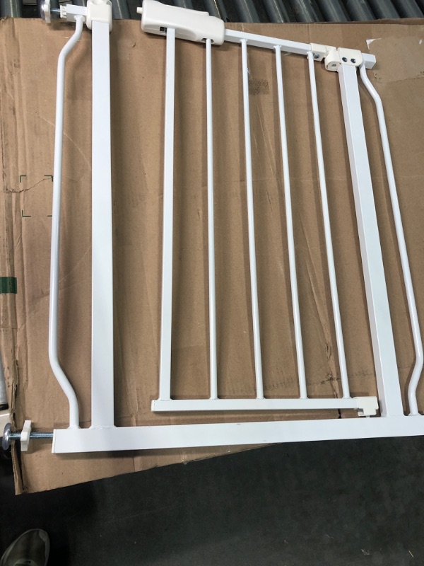Photo 1 of  Easy Install 28" High Walk Thru Gate, Fits (Pack of 1) Original Size White