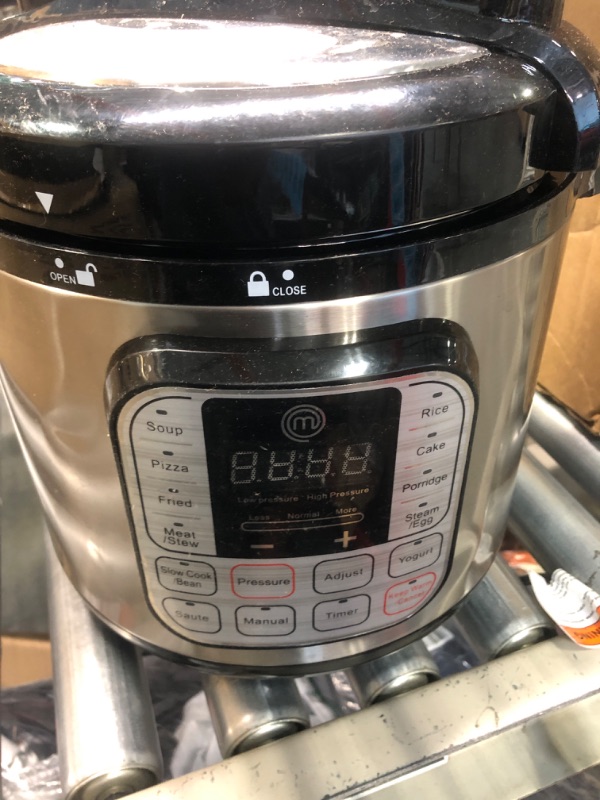 Photo 2 of  Multi-Use XL Express Crock Programmable Slow Cooker and Pressure Cooker with Manual Pressure, Boil & Simmer, Black Stainless