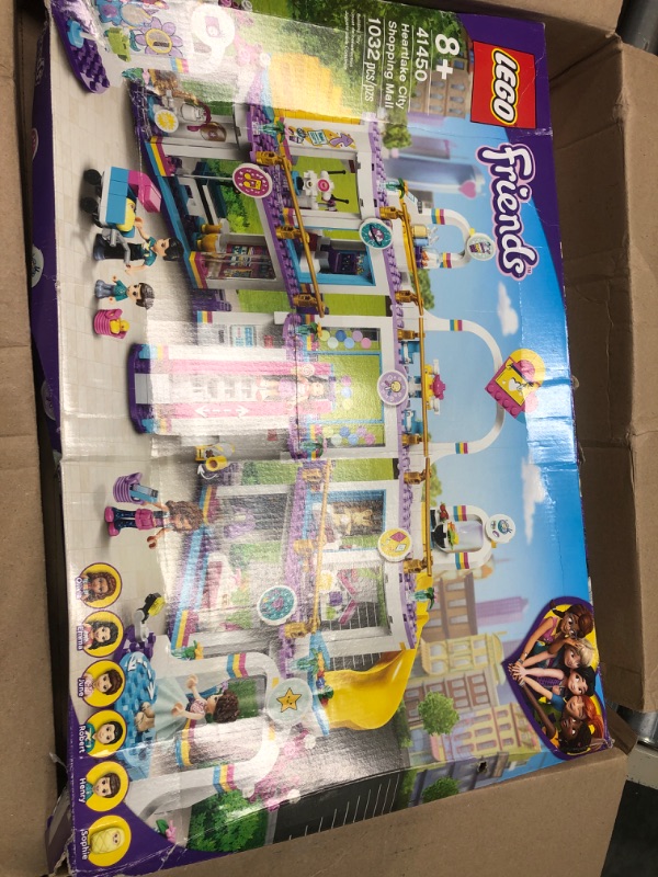 Photo 2 of LEGO Friends Heartlake City Shopping Mall 41450 Building Kit; Includes Friends Mini-Dolls to Spark Imaginative Play; Portable Elements Make This a Great Friendship Toy, New 2021 (1,032 Pieces) Frustration-Free Packaging