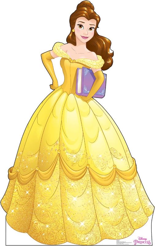 Photo 1 of Advanced Graphics Belle Life Size Cardboard Cutout Standup - Disney Princess Friendship Adventures
