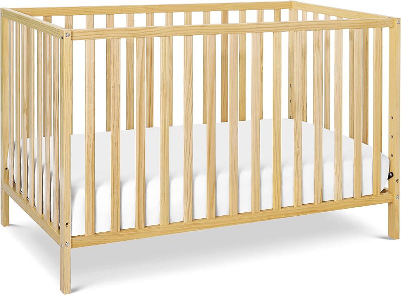 Photo 1 of DaVinci Union 4-in-1 Convertible Crib in Natural, Greenguard Gold Certified, 1 Count (Pack of 1)
