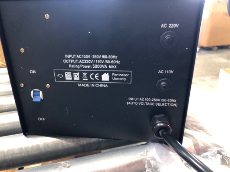 Photo 4 of 5000W Voltage Converter Transformer with Regulator Meter Step Up Down AC 110V/220V Power Regulator Transformer Heavy Duty Power Converter Circuit Breaker Protection ***USE STOCK PHOTO AS REFRENCE/PHOTO IS NOT EXACT IMAGE TO ACTUAL PRODUCT**