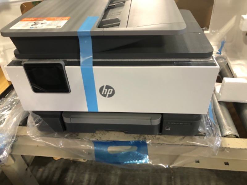 Photo 1 of HP OfficeJet Pro 9015e Wireless Color All-in-One Printer with bonus 6 months Instant ink with HP+ (1G5L3A),Gray
