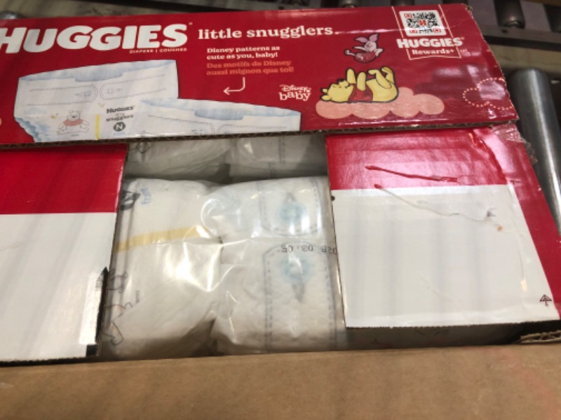 Photo 3 of Baby Diapers Size Newborn (up to 10 lbs), 76ct, Huggies Little Snugglers Newborn (76 Count)