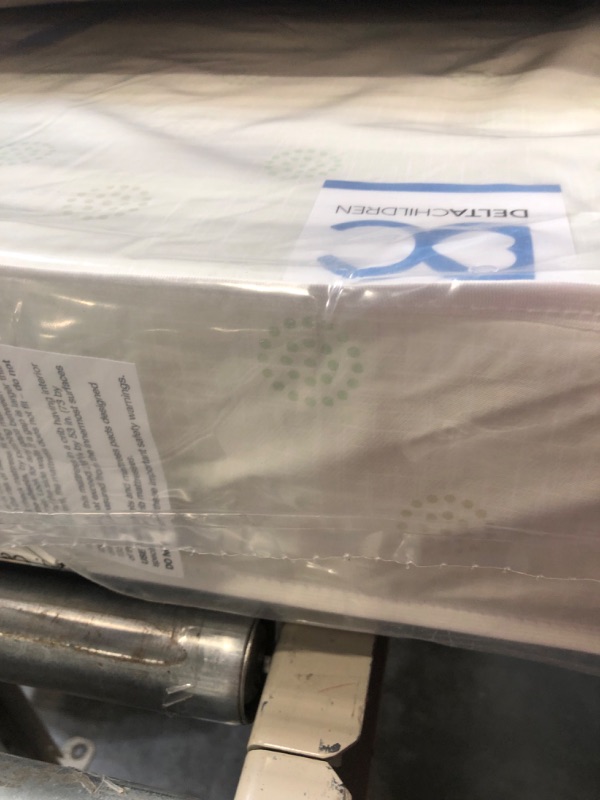 Photo 1 of Delta Children Twinkle Galaxy Dual Sided Crib and Toddler Mattress - Premium Sustainably Sourced Fiber Core - Waterproof - GREENGUARD Gold Certified (Non-Toxic) - 7 Year Warranty - Made in USA
