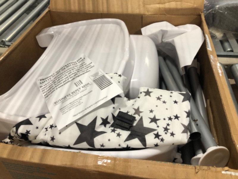 Photo 1 of Evenflo 4-in-1 Eat & Grow Convertible High Chair Pop Star Gray
